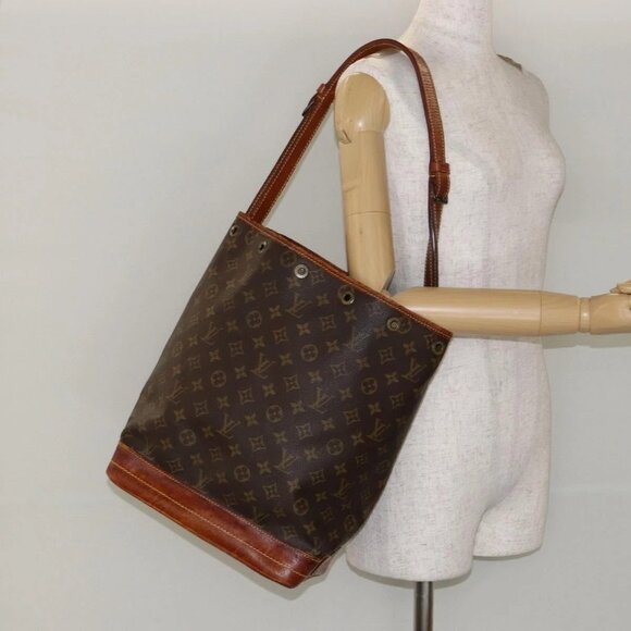 LOUIS VUITTON Monogram Noe Shoulder Bag M42224 LV Auth th6388 - Picture 1 of 16
